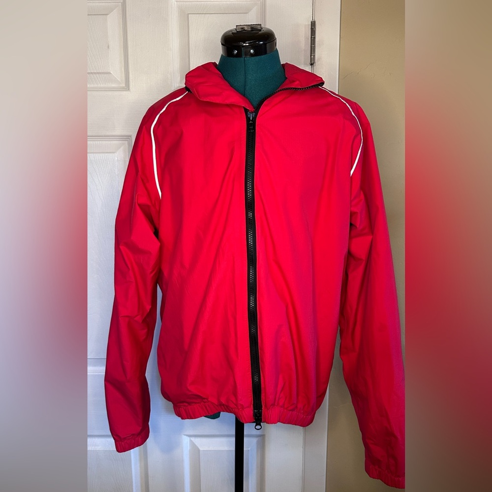 Performance Bikes Red Zip-Up cycling Jacket